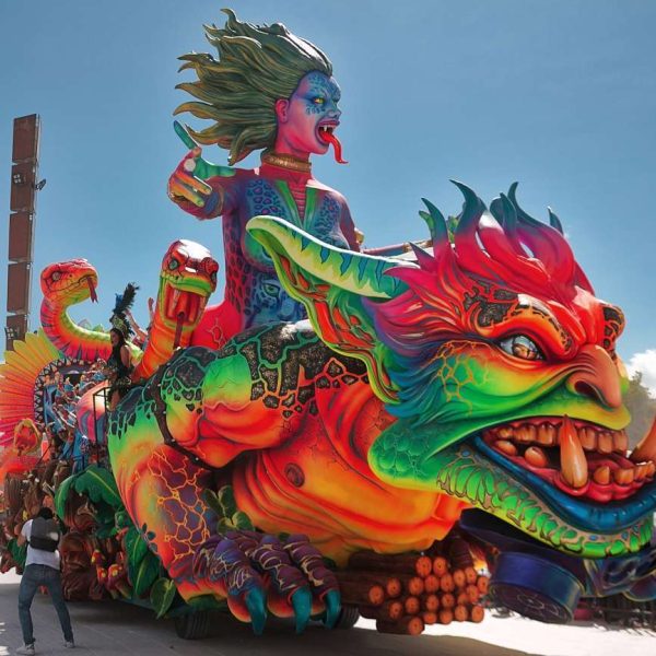 S.O.S Amazonía - Carroza - Carnaval de Negros y Blancos - Elkin Vallejo