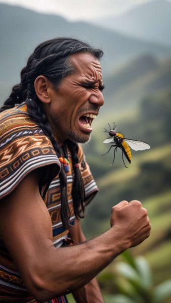 Munani picado por un tábano IA - Elkin Vallejo
